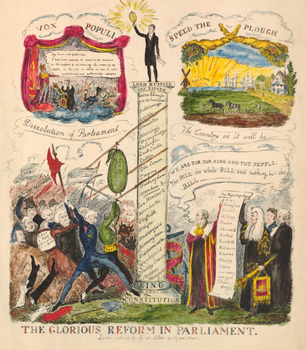 Plakat mit fetter schwarzer Schrift auf einem weißen Hintergrund, eingerahmt von einem schmalen schwarzen Rand, das "Niemand kann uns daran hindern, unser göttliches Recht auf Wahl auszuüben." lautet.